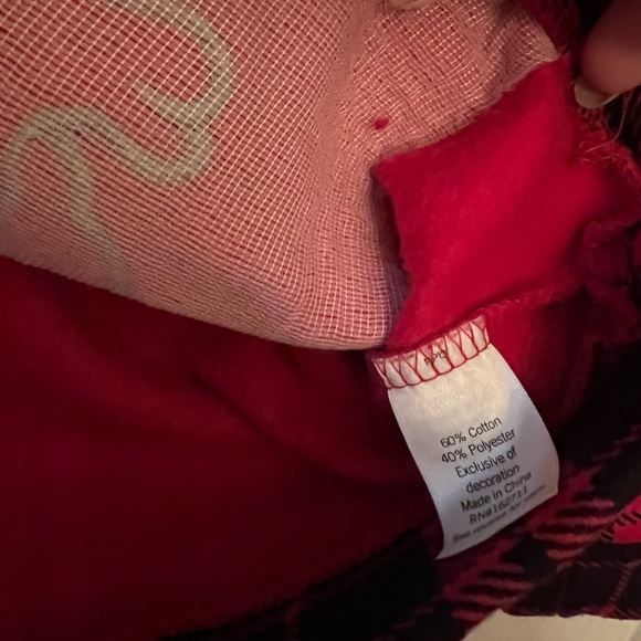 Plaid Holiday Sweatshirt with Dog Design EUC Size XL - Picture 5 of 6